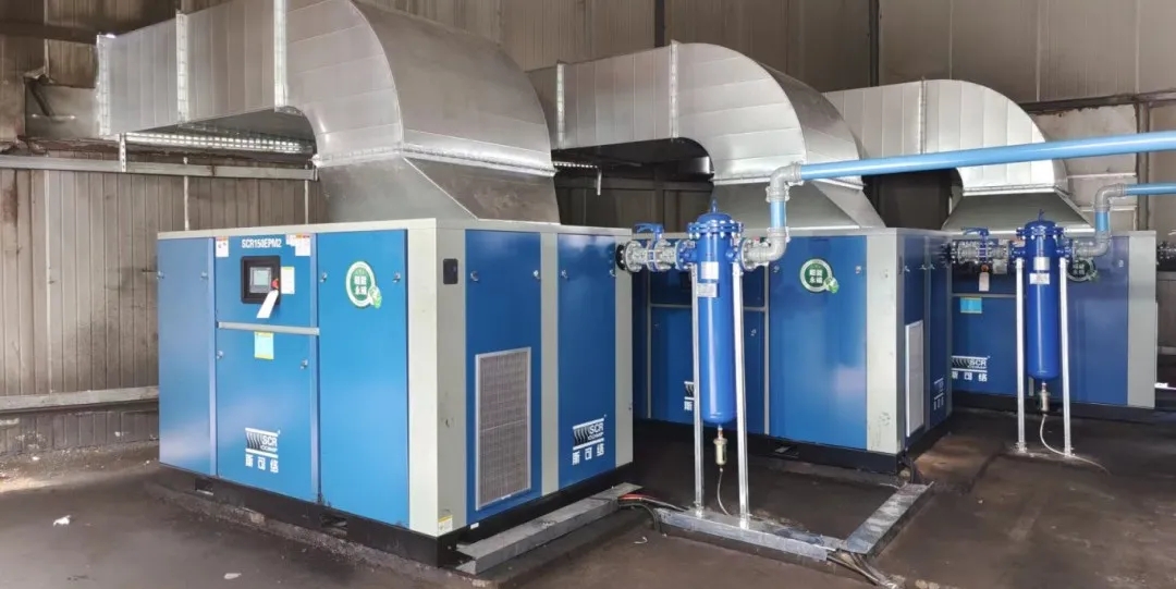 惊！！！斯可络空压机为客户每年省近100万元！！!减少碳排放355